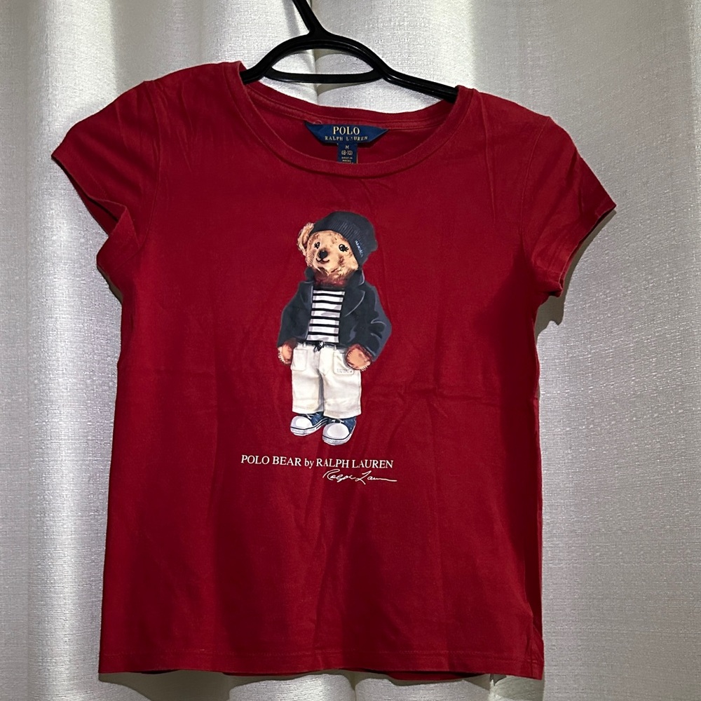 Ralph Lauren Kids Red Polo Bear T-Shirt